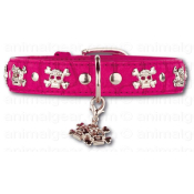 COLLIER ET LAISSE PIRATE ROSE