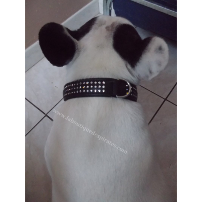 COLLIER VINTAGE STRASS 3 RANGS