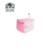 PELUCHE PART GATEAU ANNIVERSAIRE ROSE