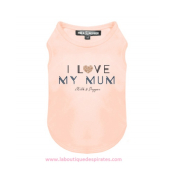 TEE SHIRT I LOVE MY MUM MILK AND PEPPER