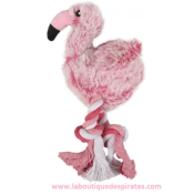 FLAMANT ROSE ET CORDE