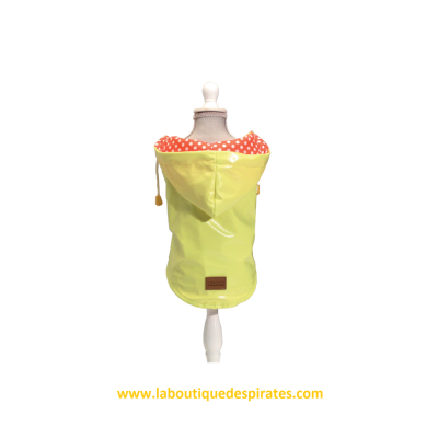 IMPERMEABLE GOUTTE DE PLUIE JAUNE