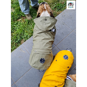 IMPERMEABLE TRIBORD KAKI BOULEDOGUE FRANCAIS ET ANGLAIS