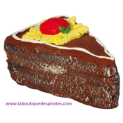 PART DE GATEAU AU CHOCOLAT