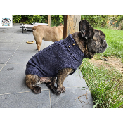 PULL KEELAN BLEU SPECIAL BOULEDOGUE FRANCAIS