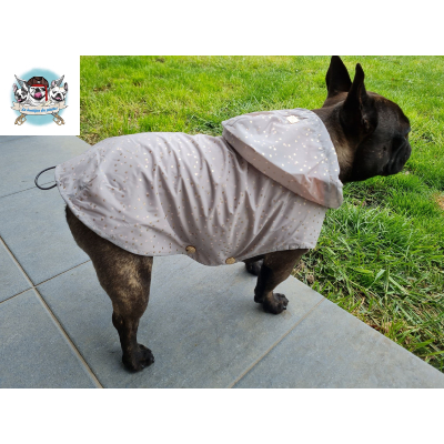 IMPERMEABLE JEANNE POUR BOULEDOGUE