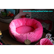 POUF FRAMBOISE POUR CHIOT BOULIS