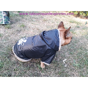 IMPERMEABLE NOIR POUR BOULEDOGUE