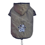 IMPERMEABLE BRUN POUR BOULEDOGUE