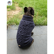 PULL KEELAN BLEU SPECIAL BOULEDOGUE FRANCAIS