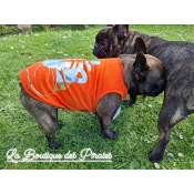 TEE SHIRT TETE DE LION BOULEDOGUE