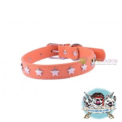 COLLIER CUIR  HOLLYWOOD POUR BOULEDOGUE