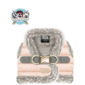 HARNAIS VESTE HERMINE POUR BOULEDOGUE FRANCAIS MILK AND PEPPER