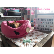 POUF FRAMBOISE POUR CHIOT BOULIS