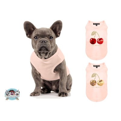 TEE SHIRT COLETTE MILK & PEPPER POUR BOULEDOGUE