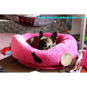 POUF FRAMBOISE POUR CHIOT BOULIS