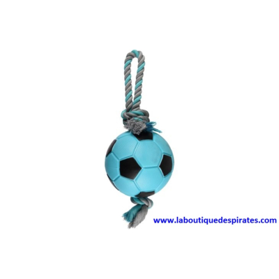 JOUET BALLON DE FOOT ET CORDE