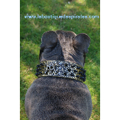 COLLIER EN CUIR PIRATE POUR CHIEN