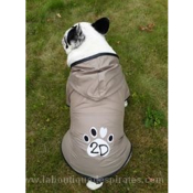 IMPERMEABLE BRUN POUR BOULEDOGUE