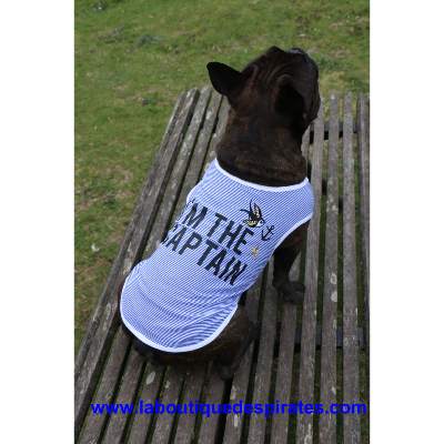 TEE SHIRT CAPTAIN MP POUR BOULEDOGUE