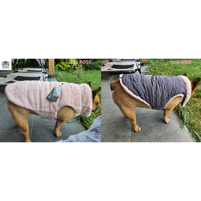 DOUDOUNE REVERSIBLE LOUISE SPECIALE BOULEDOGUE