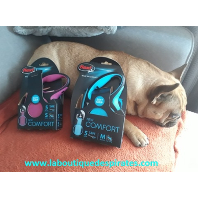 LAISSE RETRACTABLE CONFORT BOULEDOGUE