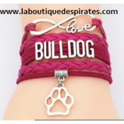 BRACELET LOVE BULLDOG ROSE