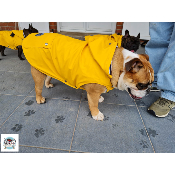 IMPERMEABLE TRIBORD JAUNE BOULEDOGUE FRANCAIS ET ANGLAIS