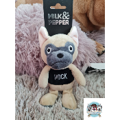 PELUCHE BOULEDOGUE SONORE MILK & PEPPER