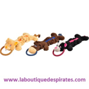 PELUCHE CORDE POUR BOULEDOGUE