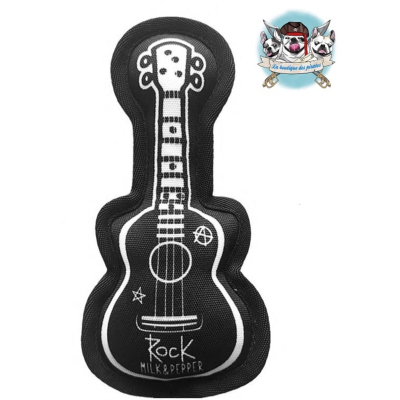 PELUCHE GUITARE NOIRE MILK AND PEPPER