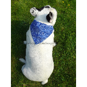 COLLIER BANDANA STAR BLEU BOULEDOGUE