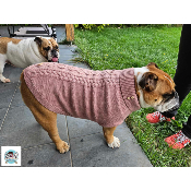 PULL IRVIN BOIS DE ROSE MILK AND PEPPER BOULEDOGUE ANGLAIS