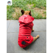 IMPERMEABLE TRIBORD ROUGE POUR BOULEDOGUE 