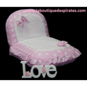 SOFA ALIX ROSE PAR ANGEL & GLADYS