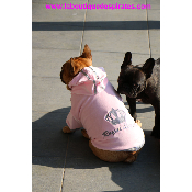 SWEAT DIVA ROSE POUR BOULEDOGUE