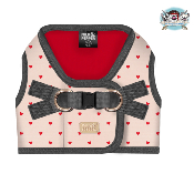 HARNAIS VESTE SUZANNE MILK AND PEPPER POUR BOULEDOGUE