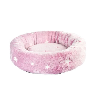 PANIER ROND ROSE NUIT ETOILEE