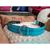 COLLIER COCO BLEU POUR BOULEDOGUE