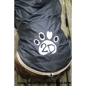 IMPERMEABLE NOIR POUR BOULEDOGUE