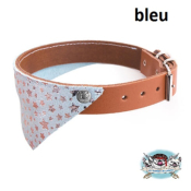 COLLIER CUIR MIAMI POUR BOULEDOGUE