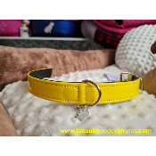 COLLIER COCO JAUNE POUR BOULEDOGUE