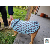 IMPERMEABLE TORTUE VERT D EAU POUR BOULEDOGUE