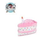 PELUCHE PART GATEAU ANNIVERSAIRE ROSE